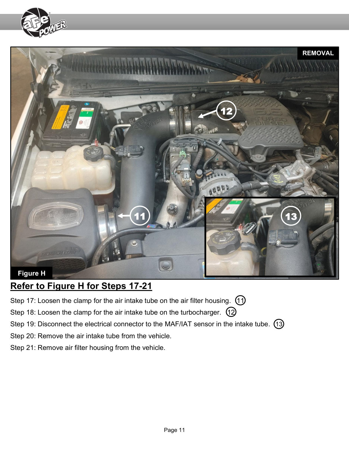 aFe BladeRunner Aluminum Hot & Cold Charge Pipe Kit | GM Diesel Trucks V8 6.6L (06-10) (46-20054-B)