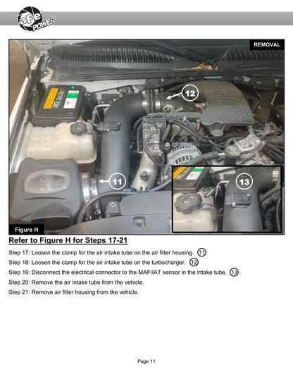 aFe BladeRunner Charge Pipe Kit | GM Diesel Trucks 06-14 (46-20054-R)