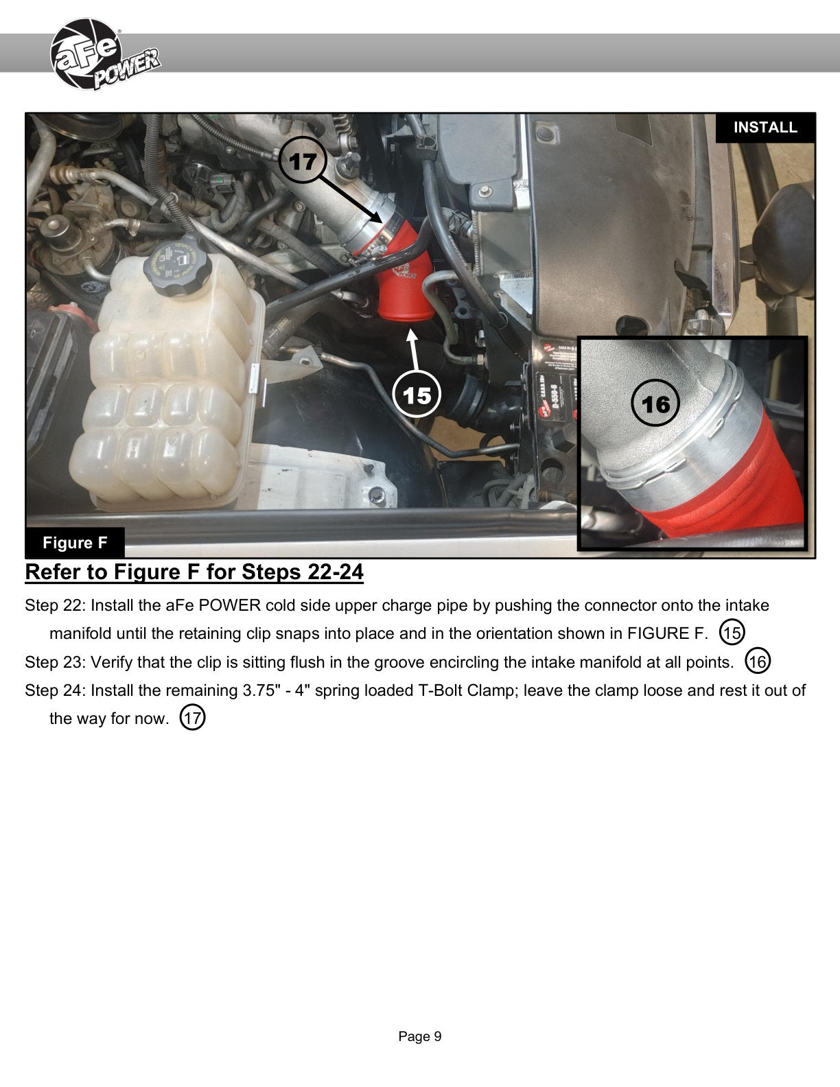 aFe BladeRunner Charge Pipe GM Diesel 06-14 V8-6.6L | Silverado/Sierra 07-14 (46-20059-B)