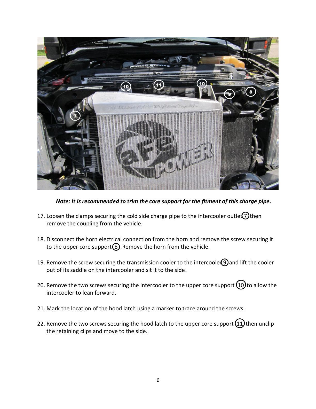 aFe Bladerunner Intercooler 3in Inlet/Outlet Ford 08-10 (46-20074-B)