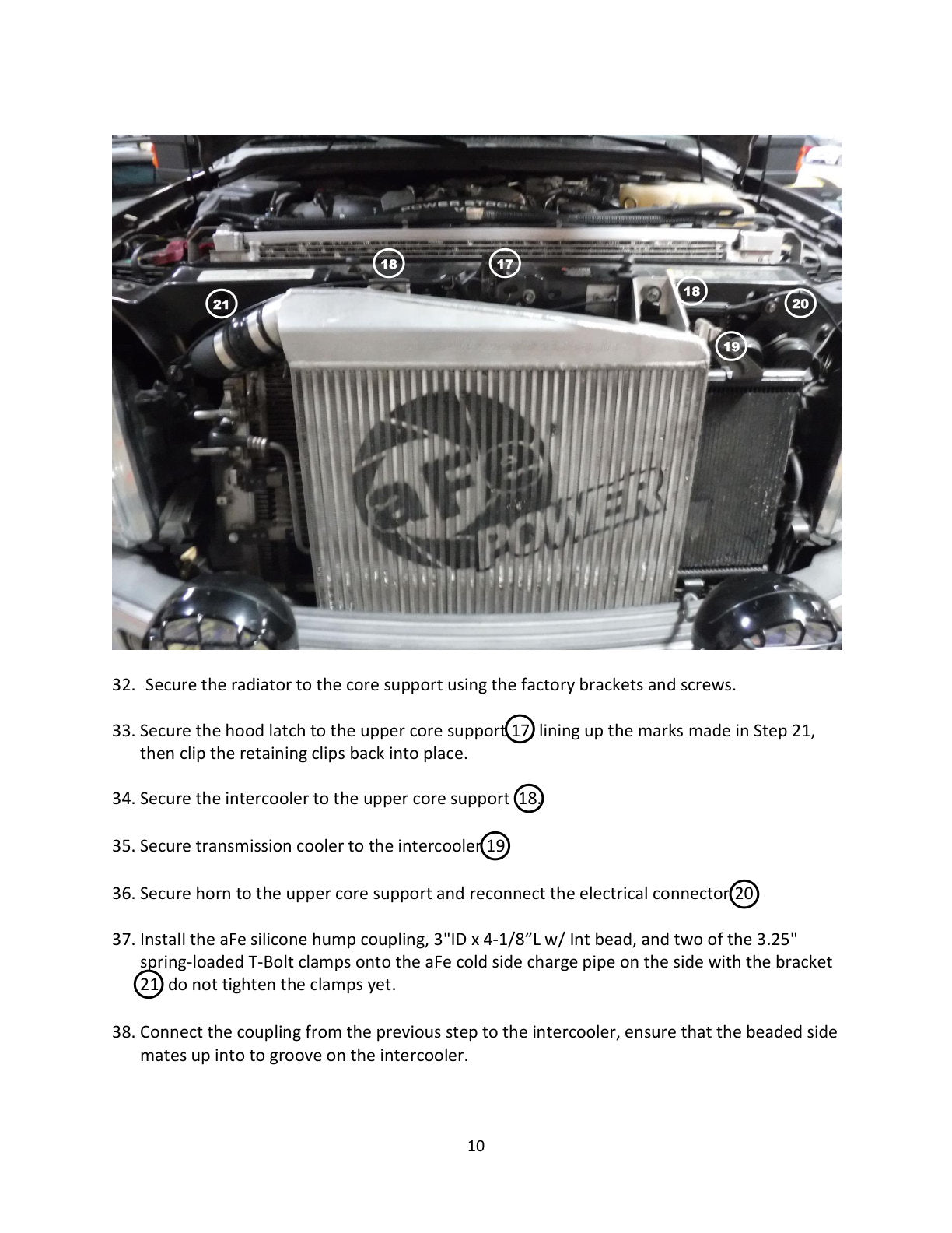 aFe Bladerunner Intercooler 3in Inlet/Outlet Ford 08-10 (46-20074-B)