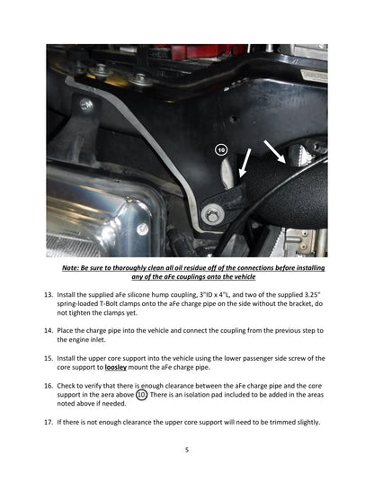 aFe Intercooler 3in Outlet Tube | Ford F-250/350 08-10 (46-20078)