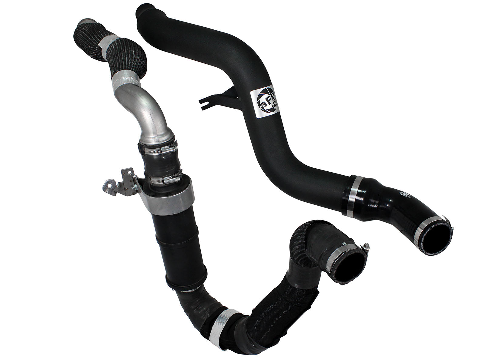 aFe Bladerunner 3in Black Tube Hot Side | Dodge 3500 (46-20178-B)