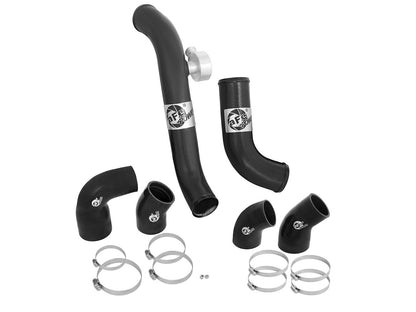 aFe BladeRunner Intercooler Tubes Black | Ford Mustang 15-23 EcoBoost I4-2.3L (46-20254-B)