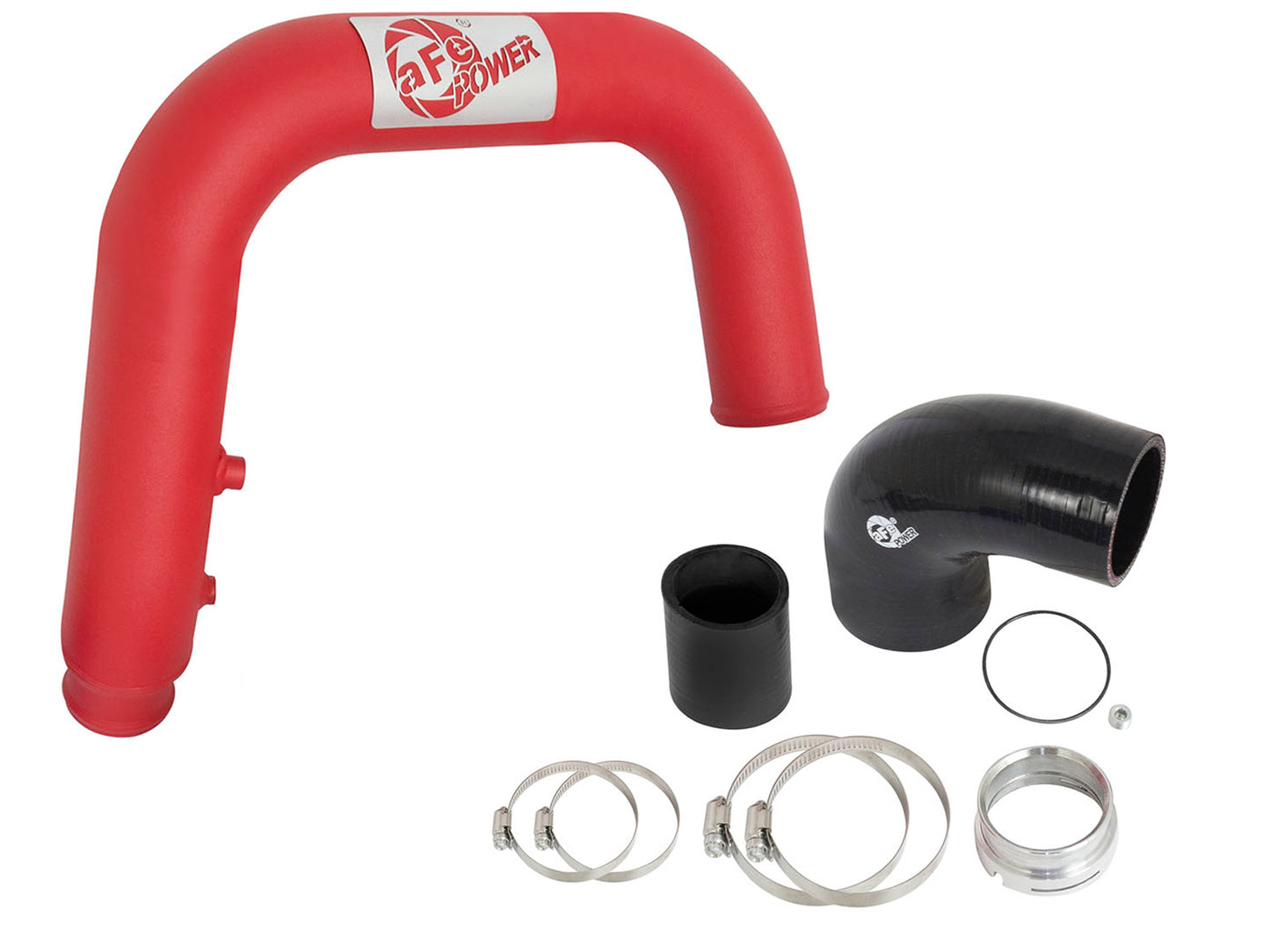 aFe BladeRunner 2.5in Red IC Tube Hot Side | Chevy Colorado/Canyon 12-26 (46-20268-R)