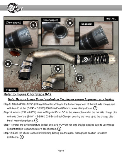 aFe BladeRunner SS Charge Pipe | GM Colorado/Canyon 12-26 (46-20268SS)