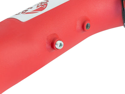 aFe 3in Red IC Tube Cold Side w/Coupling & Clamp Kit | GM Colorado/Canyon 2.8L (46-20269-R)