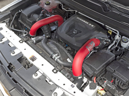 aFe 3in Red IC Tube Cold Side w/Coupling & Clamp Kit | GM Colorado/Canyon 2.8L (46-20269-R)