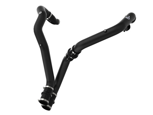 aFe Bladerunner 2.5in Hot Side IC Tubes w/SS Clamps | Ford F-150 Raptor V6 3.5L (17-20) (46-20298-B)