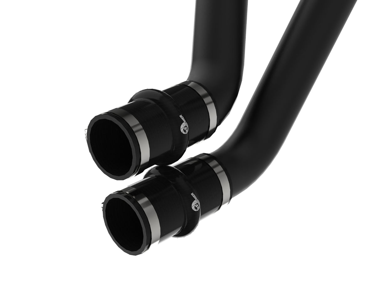 aFe Bladerunner 2.5in Hot Side IC Tubes w/SS Clamps | Ford F-150 Raptor V6 3.5L (17-20) (46-20298-B)