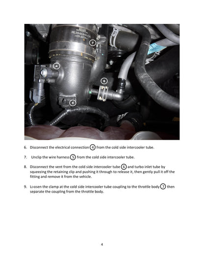 aFe Bladerunner 2.5in Hot Side IC Tubes w/SS Clamps | Ford F-150 Raptor V6 3.5L (17-20) (46-20298-B)