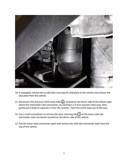 aFe Bladerunner 2.5in Hot Side IC Tubes w/SS Clamps | Ford F-150 Raptor V6 3.5L (17-20) (46-20298-B)
