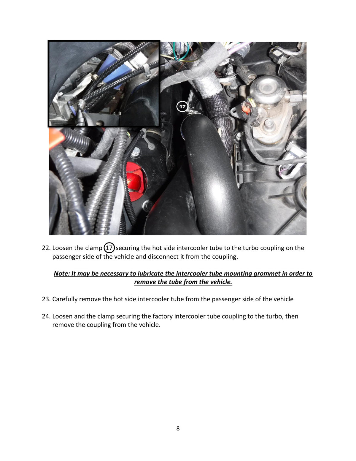 aFe Bladerunner 2.5in Hot Side IC Tubes w/SS Clamps | Ford F-150 Raptor V6 3.5L (17-20) (46-20298-B)