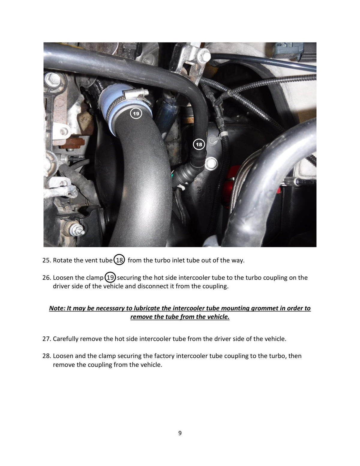 aFe Bladerunner 2.5in Hot Side IC Tubes w/SS Clamps | Ford F-150 Raptor V6 3.5L (17-20) (46-20298-B)