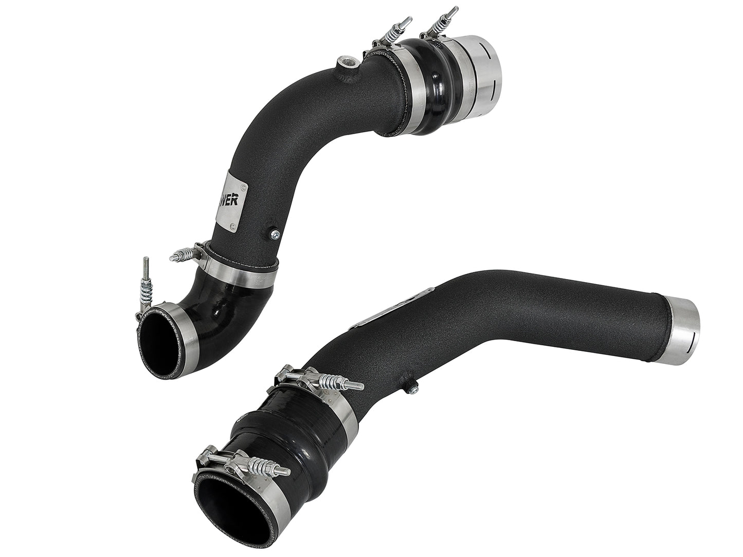 aFe Bladerunner 3in Hot & Cold Side SS Intercooler Tubes | Ford Diesel Trucks V8 6.7L (17+) (46-20314-B)