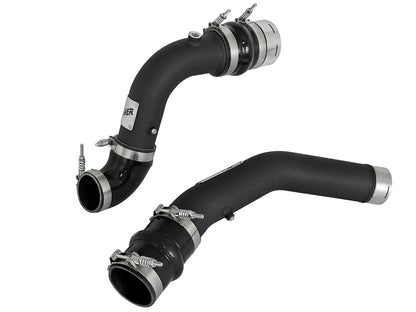 aFe Bladerunner 3in Hot & Cold Side SS Intercooler Tubes | Ford Diesel Trucks V8 6.7L (17+) (46-20314-B)