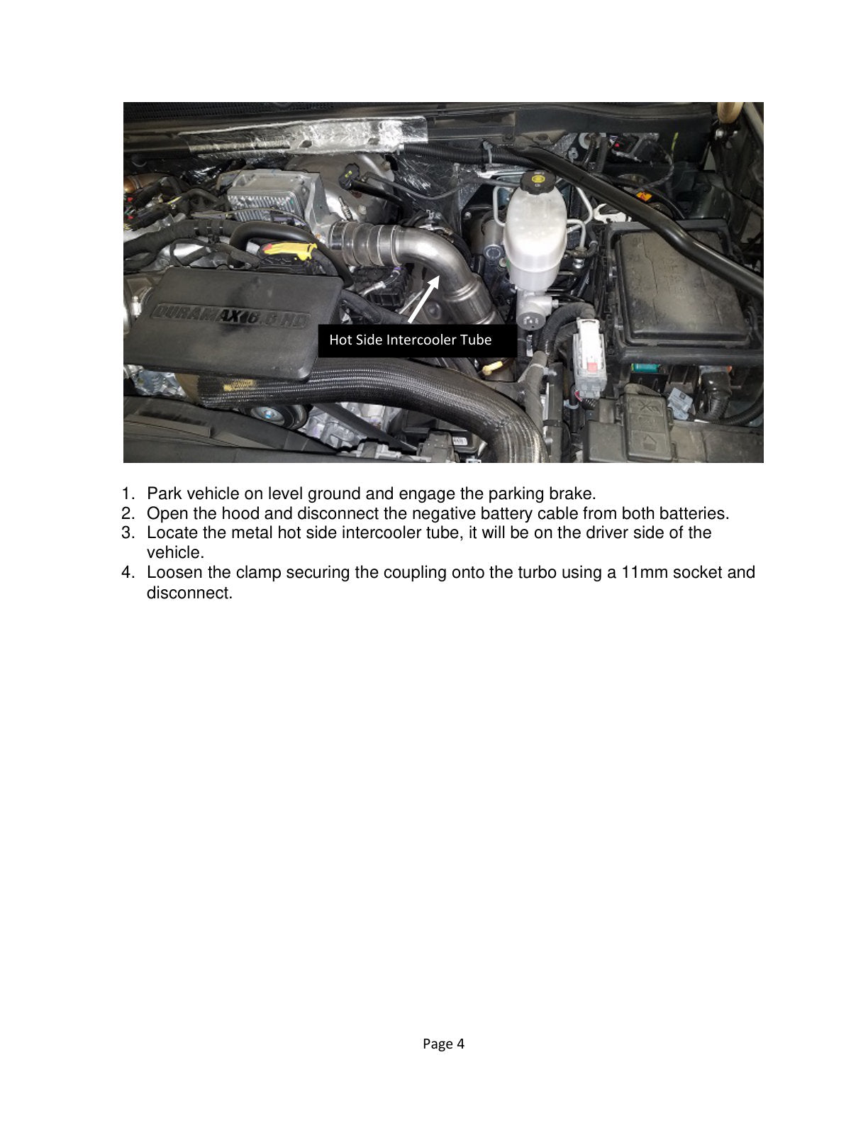 aFe Bladerunner 3in Intercooler Hot Side Tube | GM Diesel 15-19 L5P (46-20338-B)