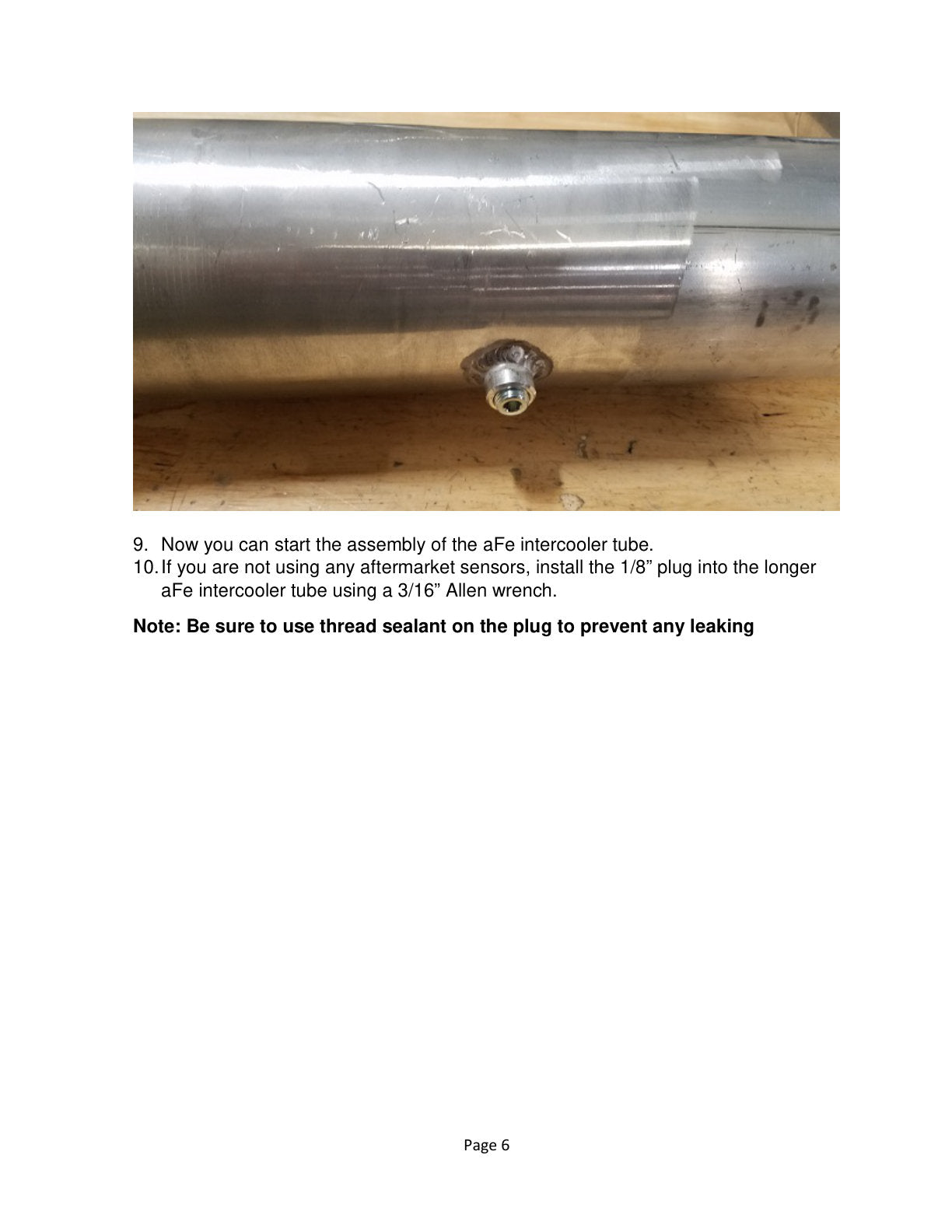 aFe Bladerunner 3in Intercooler Hot Side Tube | GM Diesel 15-19 L5P (46-20338-B)