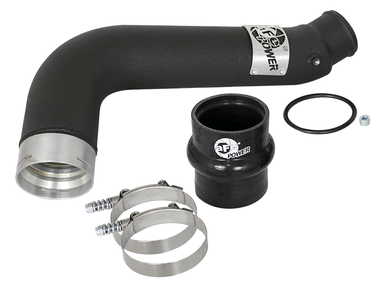 aFe BladeRunner 3in Black Intercooler Tube | GM Diesel V8 6.6L (15-19) (46-20339-B)