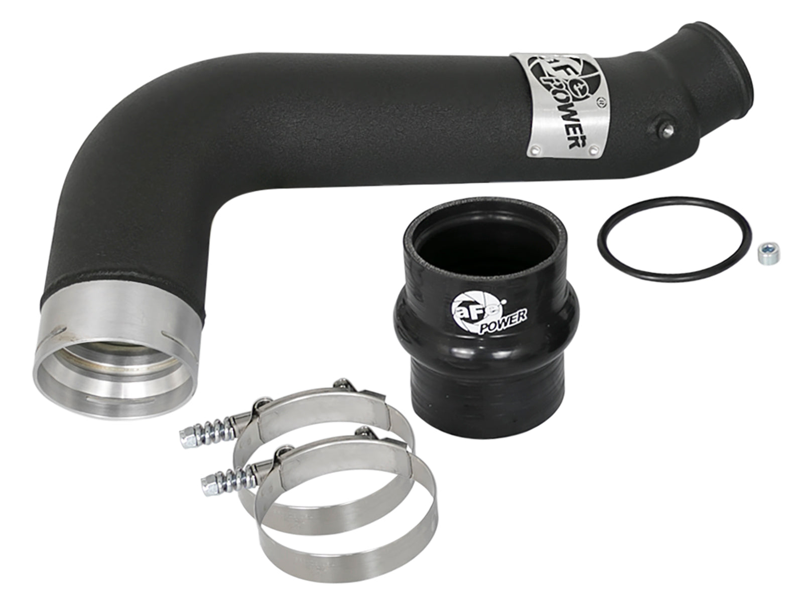 aFe BladeRunner 3in Black Intercooler Tube | GM Diesel V8 6.6L (15-19) (46-20339-B)