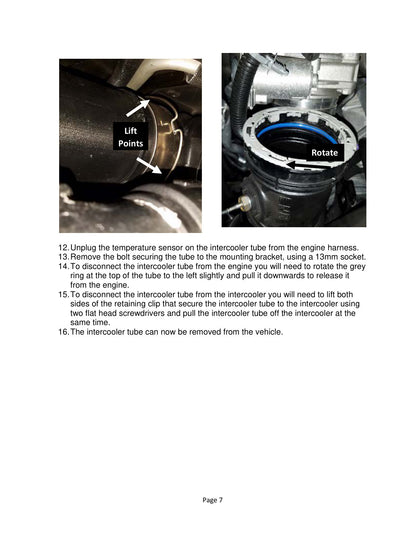 aFe BladeRunner 3in Black Intercooler Tube | GM Diesel V8 6.6L (15-19) (46-20339-B)
