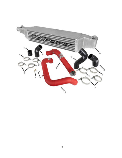 aFe BladeRunner GT Intercooler Kit | Honda Civic FC/FB/FG (16-22) (46-20342-R)