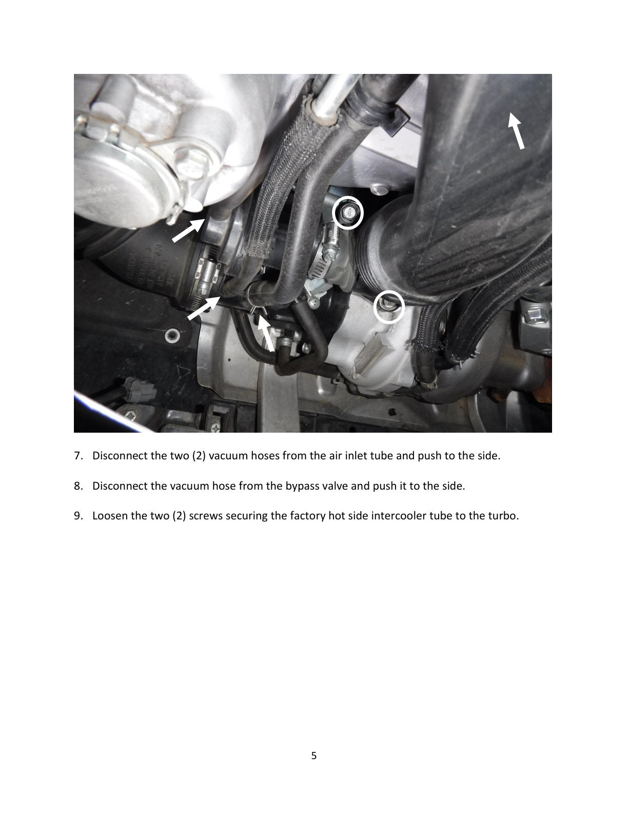aFe 2.5in Aluminum Hot Side Charge Pipe | Subaru WRX 2.0T (15-20) (46-20378-B)
