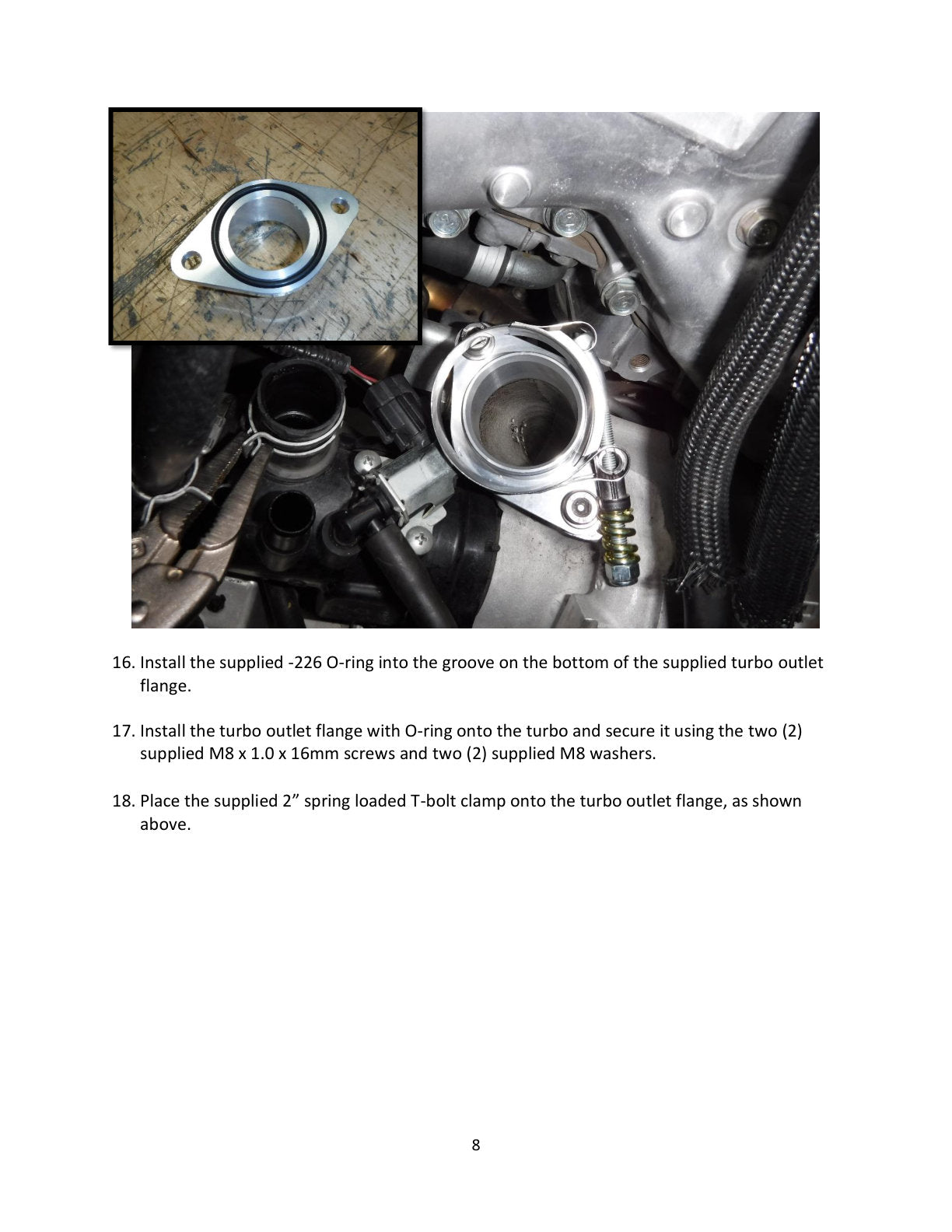 aFe BladeRunner 2.5in Aluminum Hot Side Charge Pipe | Subaru WRX 2.0T (15-20) (46-20378-R)
