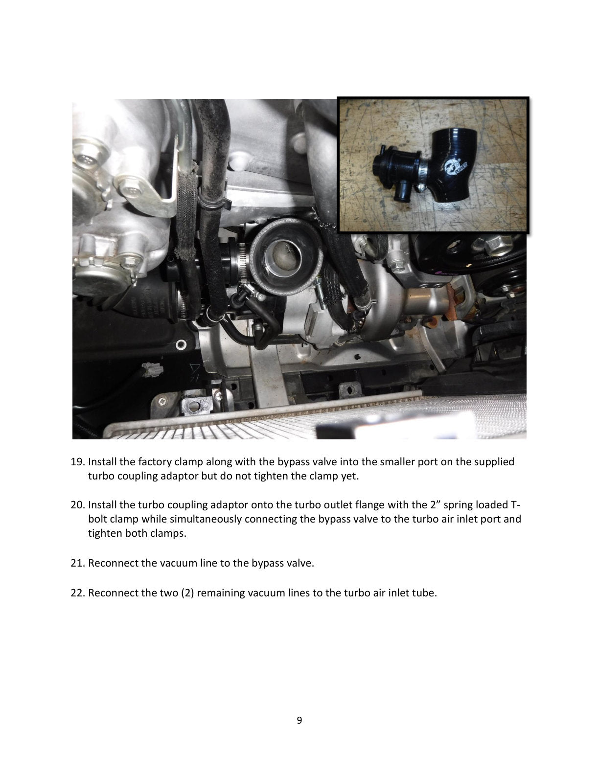 aFe BladeRunner 2.5in Aluminum Hot Side Charge Pipe | Subaru WRX 2.0T (15-20) (46-20378-R)