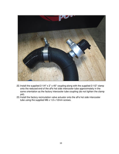 aFe BladeRunner 3in Alum Hot & Cold Intercooler Tube Kit | Ford Ranger 2.3L (19) (46-20384-B)