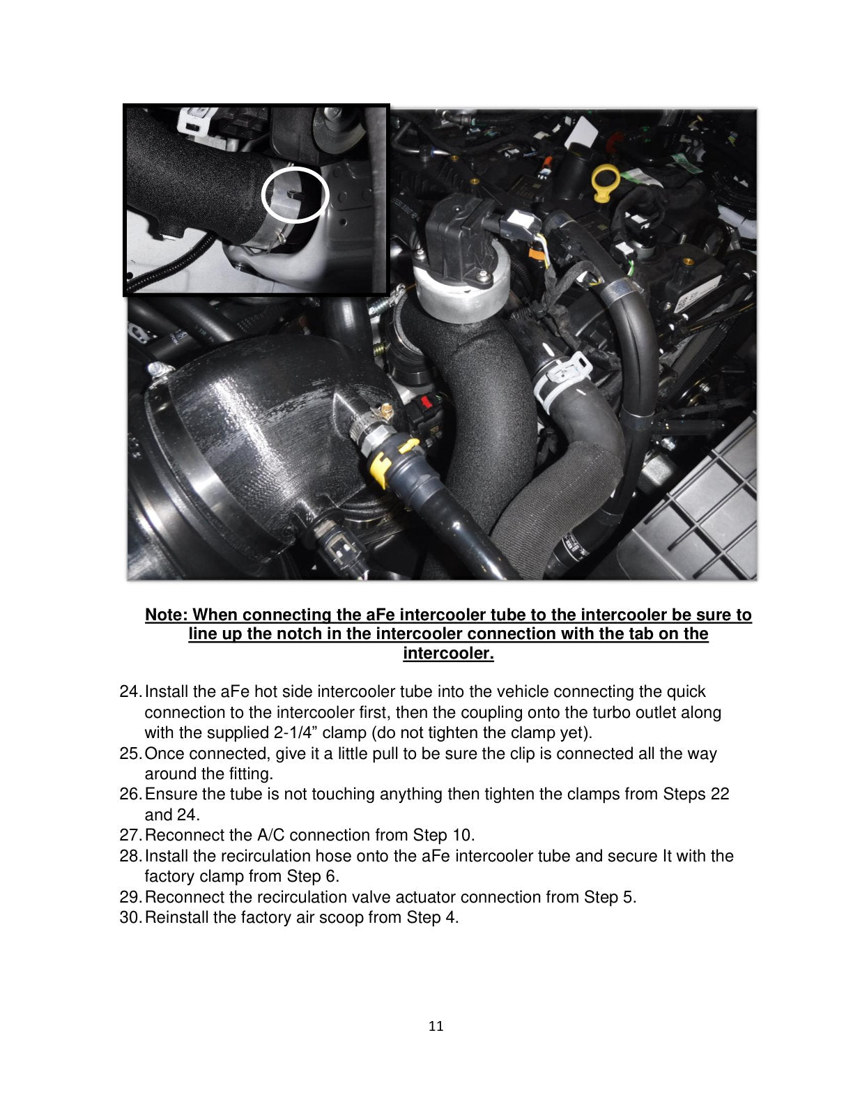 aFe BladeRunner 3in Alum Hot & Cold Intercooler Tube Kit | Ford Ranger 2.3L (19) (46-20384-B)