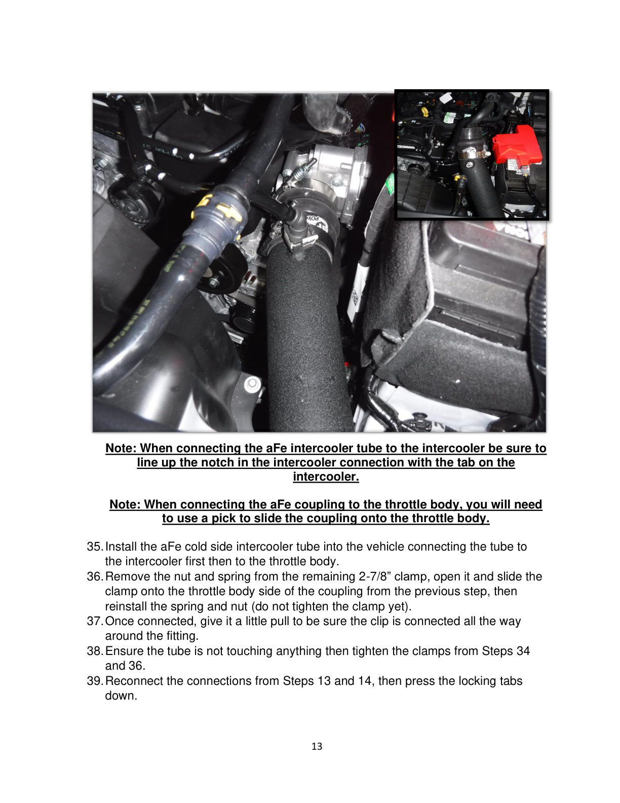 aFe BladeRunner 3in Alum Hot & Cold Intercooler Tube Kit | Ford Ranger 2.3L (19) (46-20384-B)