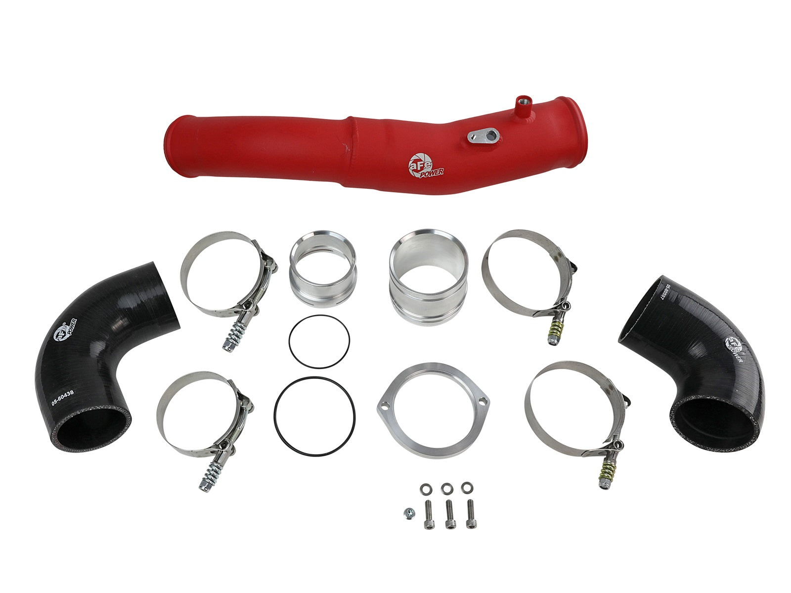 aFe 3in Red Intercooler Tube | Toyota Supra 3.0L (20) (46-20398-R)