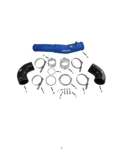aFe BladeRunner 2.5-3in Hot Side Charge Pipe | BMW Z4 M40i (G29) (18-22) (46-20408-B)