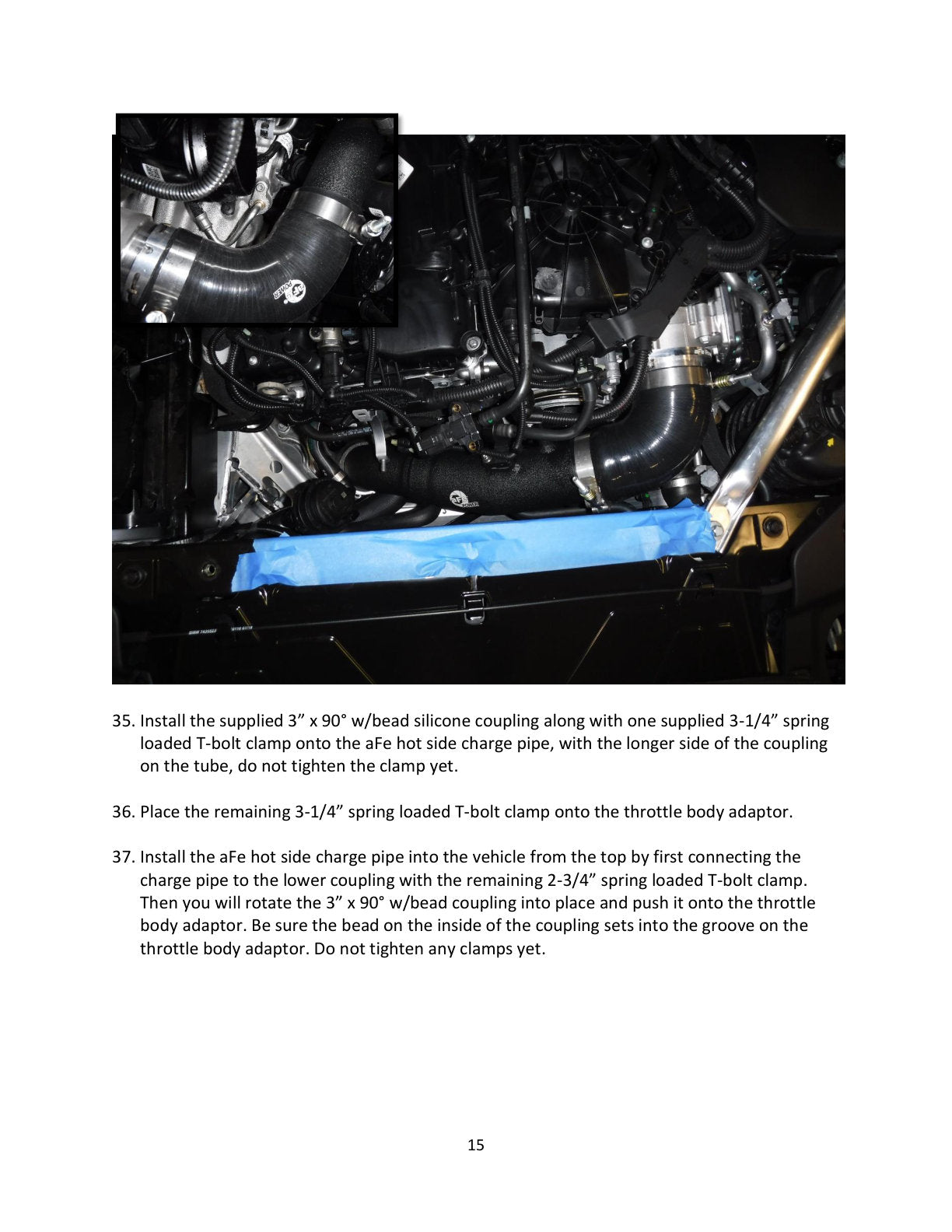 aFe BladeRunner 2.5-3in Hot Side Charge Pipe | BMW Z4 M40i (G29) (18-22) (46-20408-B)