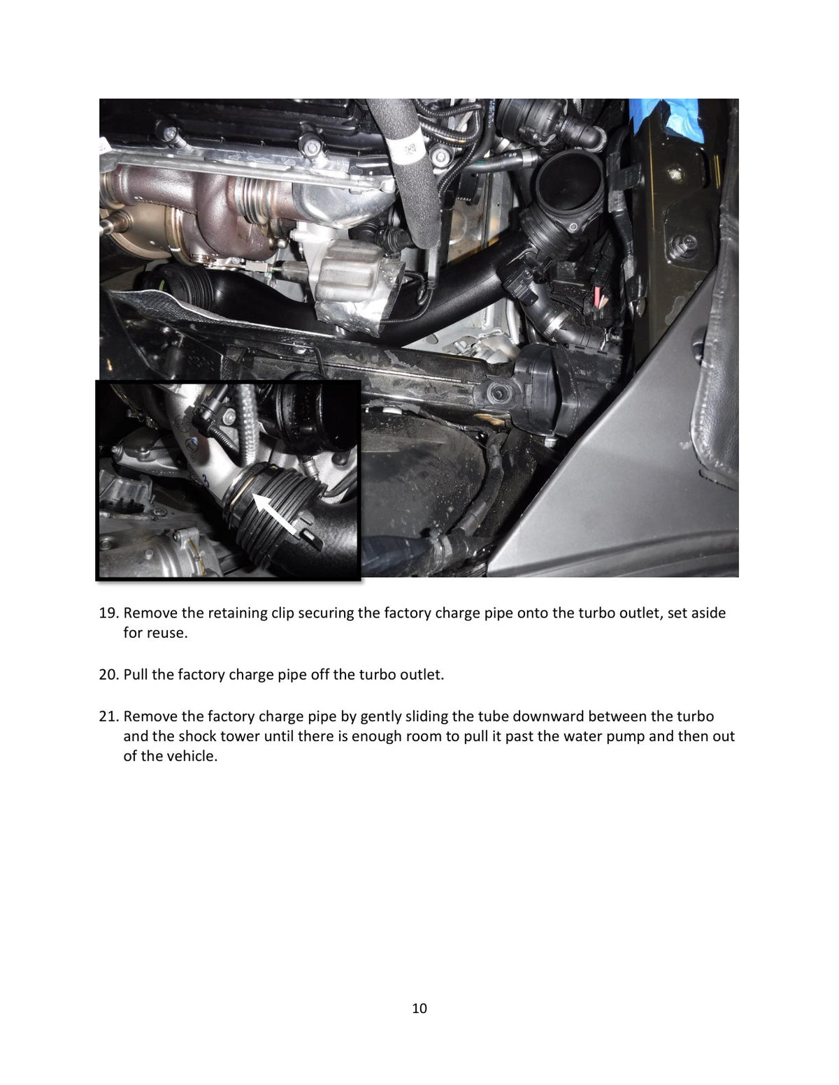 aFe 2-1/2in to 3in BladeRunner Charge Pipe | BMW Z4 G29 (18-22) (46-20408-L)