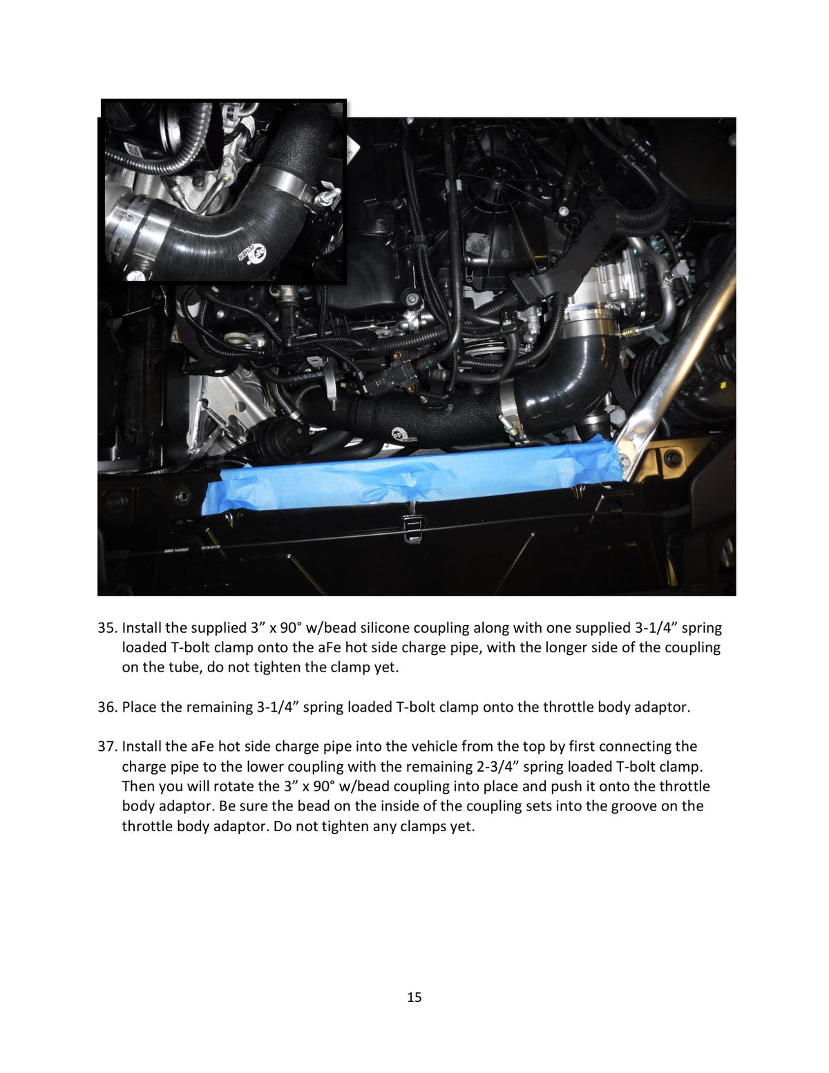 aFe 2-1/2in to 3in BladeRunner Charge Pipe | BMW Z4 G29 (18-22) (46-20408-L)