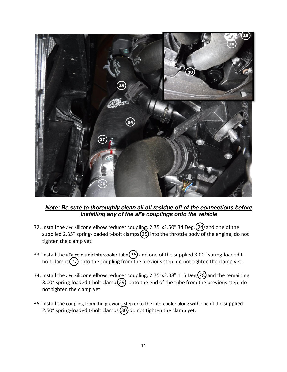 aFe BladeRunner Aluminum Hot & Cold Charge Pipe Kit | VW GTI MKVII 2015-2020 (46-20414-B)