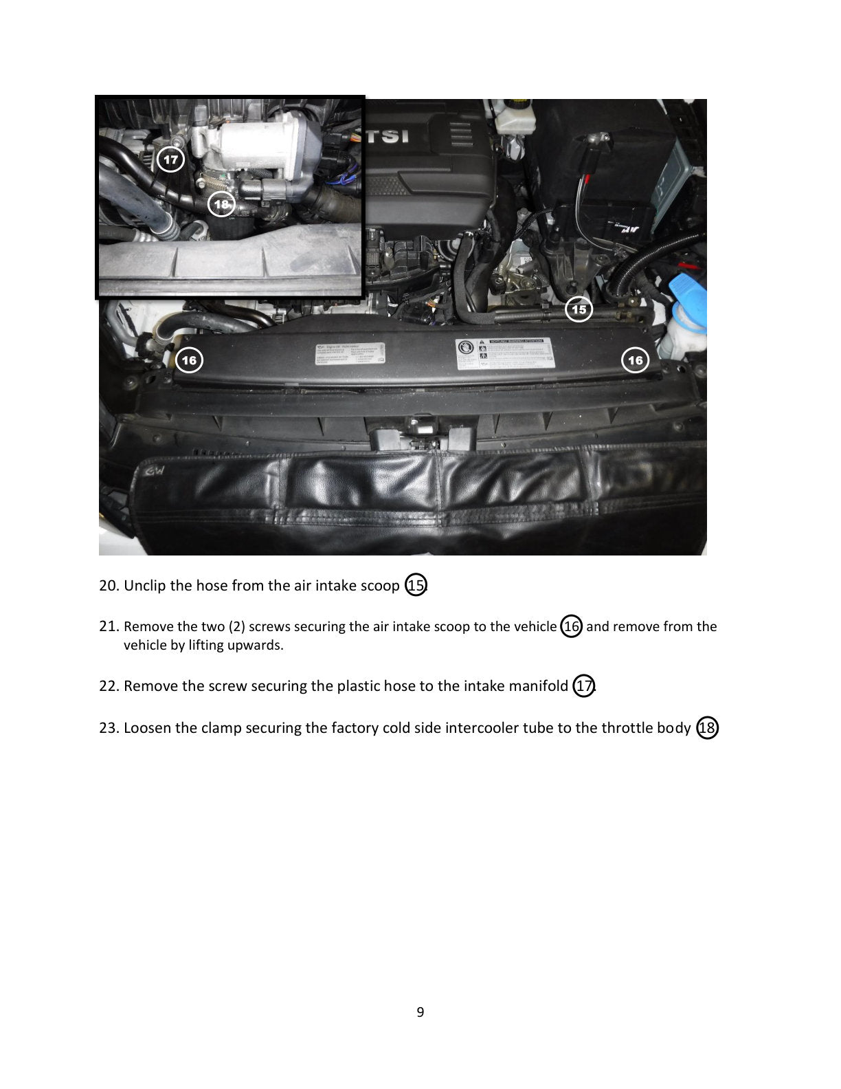 aFe Charge Pipe Kit | VW GTI (15-20) (46-20415-B)
