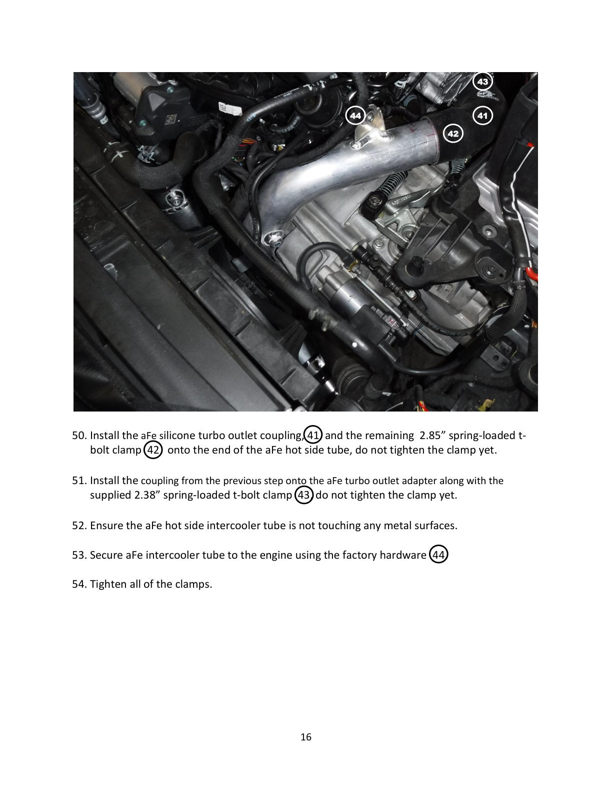 aFe Charge Pipe Kit | VW GTI (15-20) (46-20415-B)