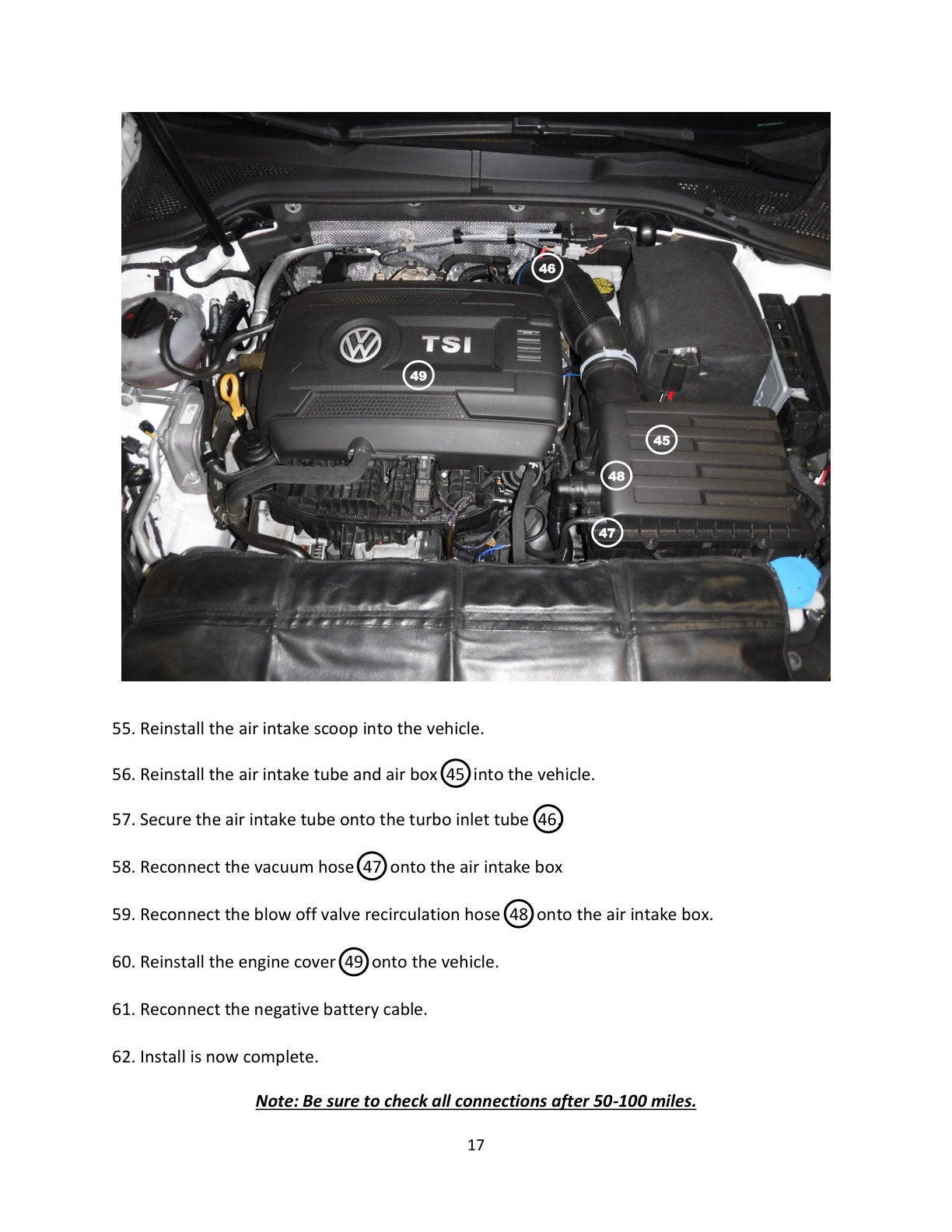 aFe Charge Pipe Kit | VW GTI (15-20) (46-20415-B)