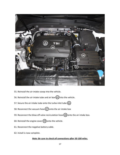 aFe Charge Pipe Kit | VW GTI (15-20) (46-20415-B)