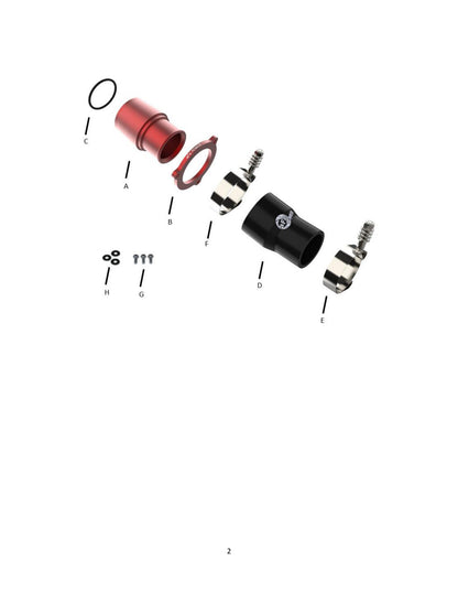 aFe BladeRunner Turbo Muffler Delete | VW Golf R/GTI 13-20 (46-20416-R)