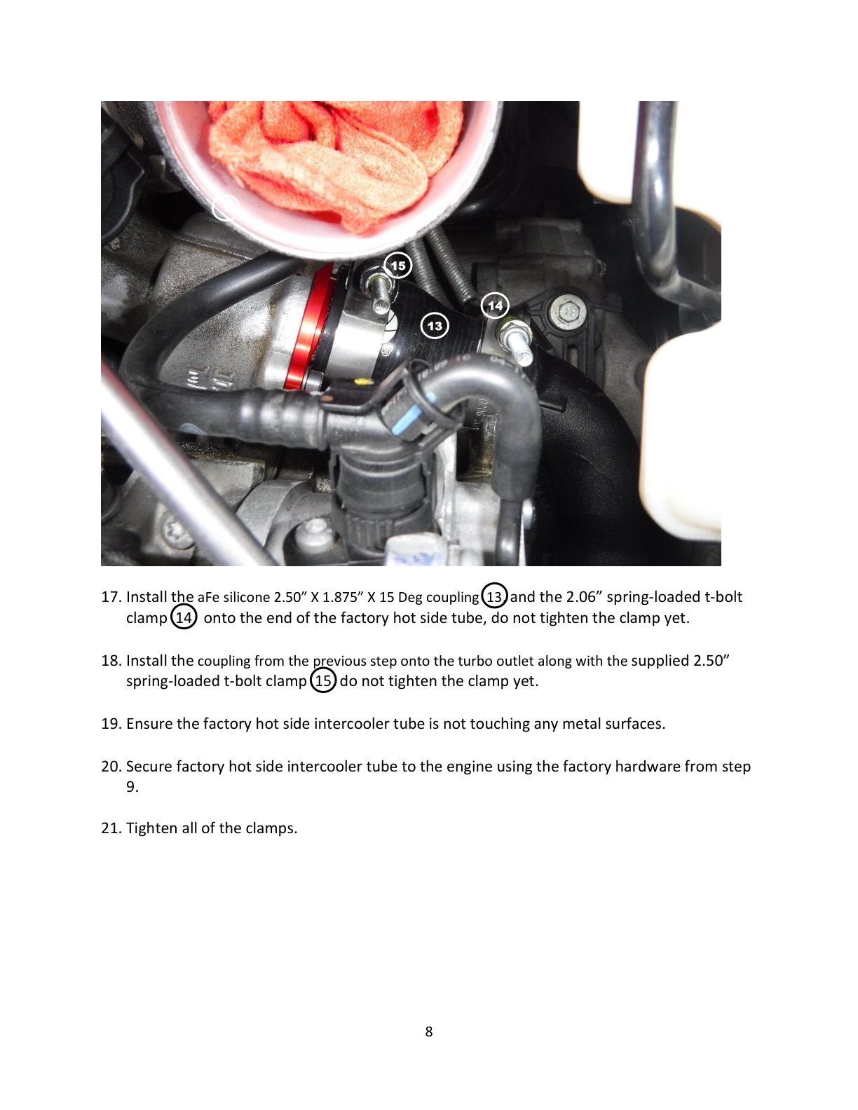 aFe BladeRunner Turbo Muffler Delete | VW Golf R/GTI 13-20 (46-20416-R)