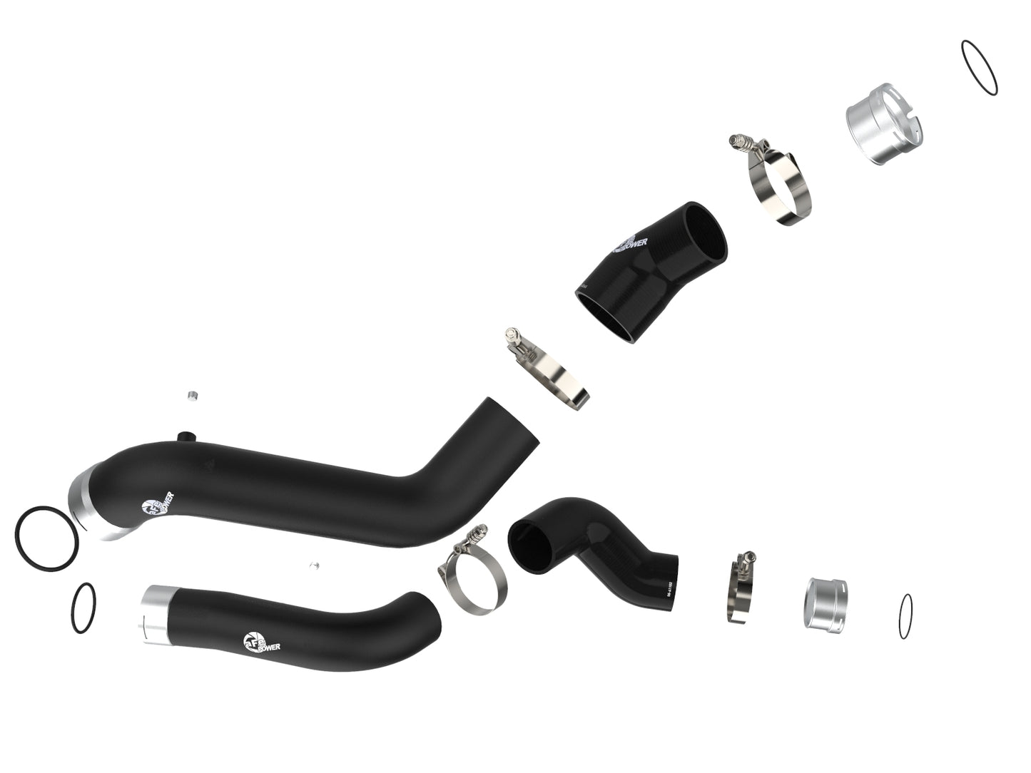 aFe BladeRunner SS Hot & Cold Side Tubes Combo | GM Trucks 1500 L4-2.7L (19-20) (46-20424-B)