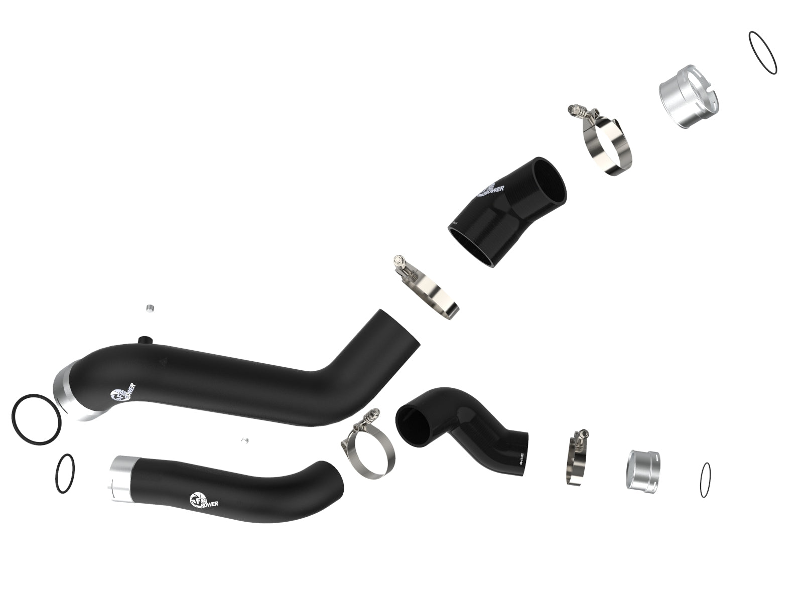 aFe BladeRunner SS Hot & Cold Side Tubes Combo | GM Trucks 1500 L4-2.7L (19-20) (46-20424-B)