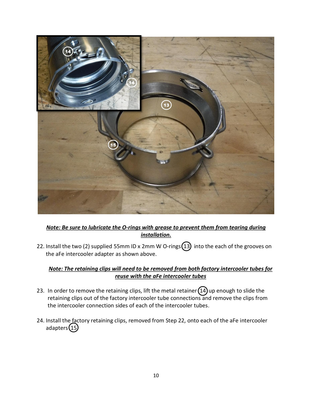 aFe BladeRunner SS Hot & Cold Side Tubes Combo | GM Trucks 1500 L4-2.7L (19-20) (46-20424-B)