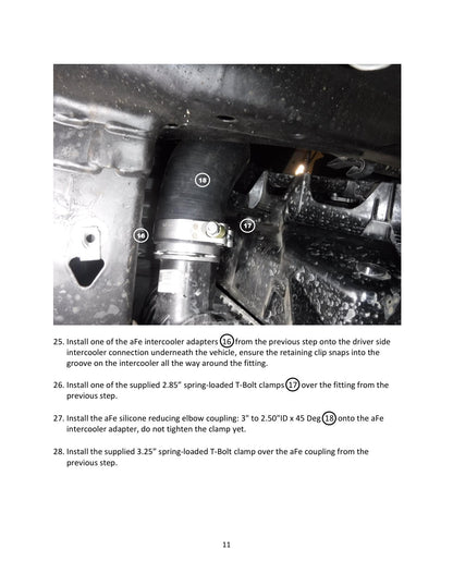 aFe BladeRunner SS Hot & Cold Side Tubes Combo | GM Trucks 1500 L4-2.7L (19-20) (46-20424-B)
