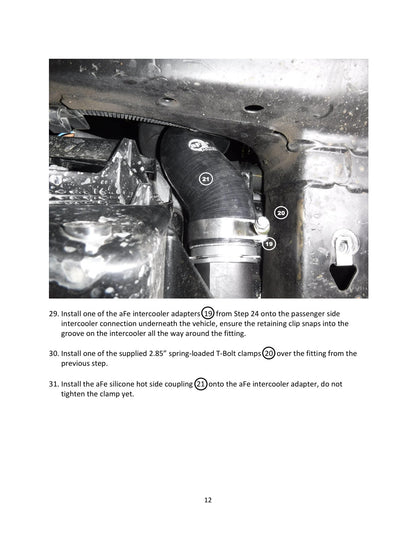 aFe BladeRunner SS Hot & Cold Side Tubes Combo | GM Trucks 1500 L4-2.7L (19-20) (46-20424-B)