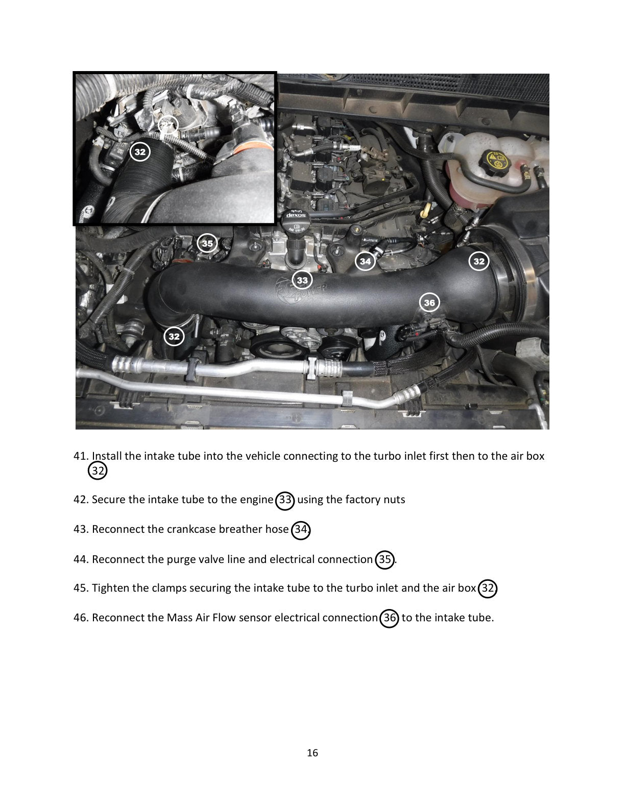 aFe BladeRunner SS Hot & Cold Side Tubes Combo | GM Trucks 1500 L4-2.7L (19-20) (46-20424-B)